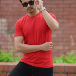 Mens Premium Blank T-shirt - Red